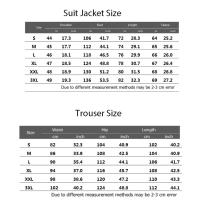 Conjunto de traje con estampado en caliente de lentejuelas para hombre, chaqueta, pantalones, trajes para fiesta y graduación - details 0