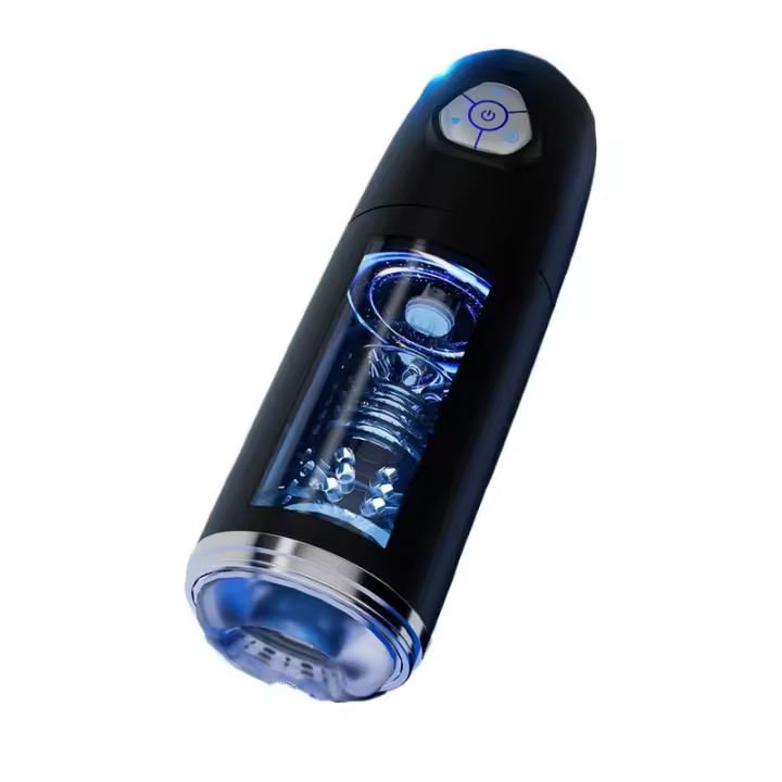Leten Electric Telescópica Rotativa 6-en-1 Entrenamiento de Ejaculación Delada para Adultos - 1