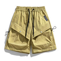 CHAIFENKO Pantalones Cortos de Nylon para Hombres Cómodos con Múltiples Bolsillos para Deportes y Fitness Moda de Verano para Exteriores - details 1