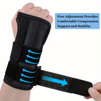 Estabilizador Ajustable De Muñeca Para Aliviar El Túnel Carpiano, Tendinitis, Esguinces, Deportes, 1 Unidad - details 3