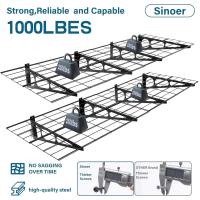 estantes de garaje de 2 x 6 pies con ganchos, estante de pared de metal de 24 x 72 pulgadas, estantes de almacenamiento de garaje, para tienda, cobertizo, almacenamiento de garaje - details 4