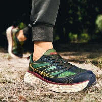 Nuevos zapatos de suela gruesa para hombre, calzado deportivo de moda para correr con absorción de impactos - details 1