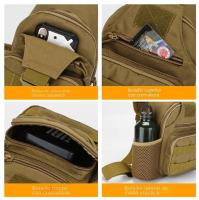 Mochila táctica de nailon impermeable de estilo militar para pesca, caza, correr, senderismo, ciclismo, camping - details 11