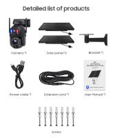 Cámara de Seguridad Solar SHIWOJIA 6MP 4G Panela Energética de 20W Zoom 20X Visión Nocturna - details 16