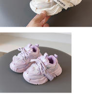 Otoño e invierno nuevas zapatillas cálidas con superficie de cuero para niñas tranquilidad para niñas suela suave antideslizante zapatos para papá para niños corriendo - details 9