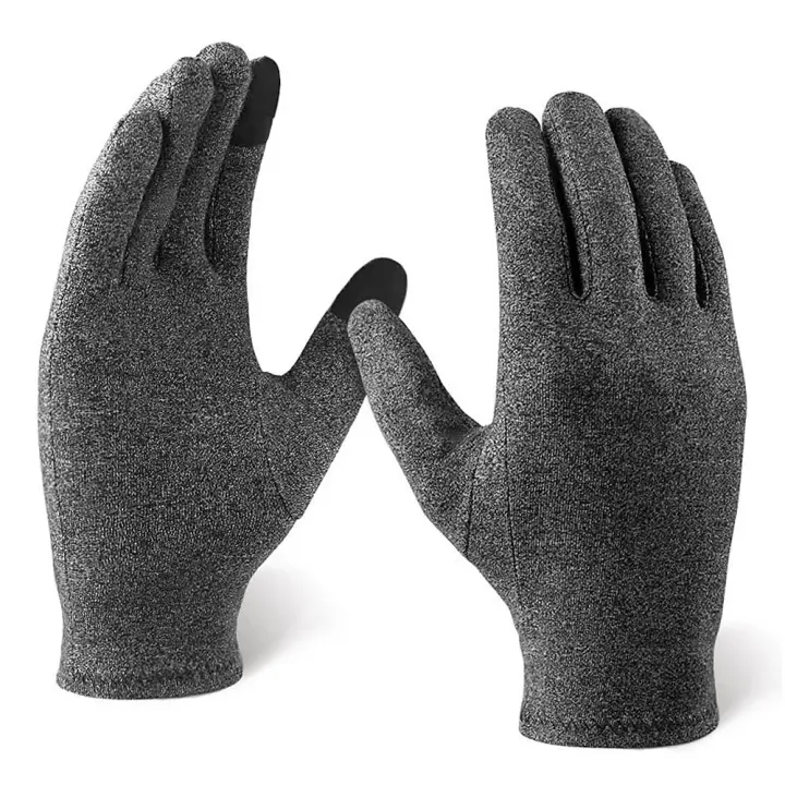 1Pair Full Finger Arthritis Gloves Compression Gloves for Women Men Hands, Finger Joint, Relieve Pain, Rheumatoid,Osteoarthritis - 1