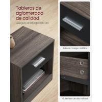 Mesa de Noche de Juego de 2 Diseño de Cajón Abierto Ideal para Dormitorio, Sala de Estar - details 37