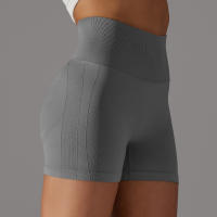 Nessaj-pantalones cortos sin costuras para mujer, Shorts deportivos elásticos de realce de cadera, transpirables, para gimnasio - details 19