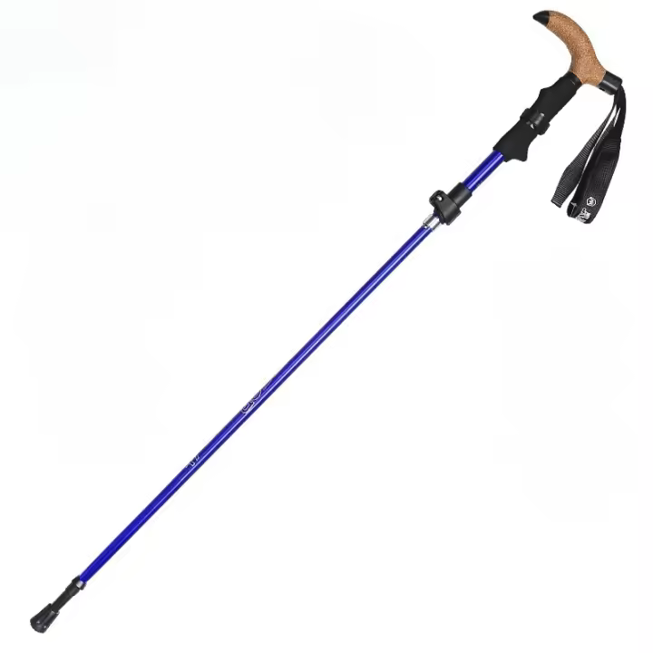 Bastones de Senderismo Plegables Ultraligeros - Aluminio Antideslizante para Trekking o Montañismo (Unisex Premium con Diseño Profesional) - 1