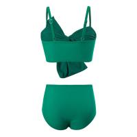 Traje de Baño de Tirantes de Cintura Alta Estilo Lazo para Niñas Prenda de Baño para Niñas 5-14 Años Traje de Baño de Moda para Mujeres - details 15