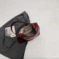 Bolso de mano rojo de gran capacidad, de estilo Vintage de PU bolso de hombro, monedero nupcial elegante, 1 unidad - details 3