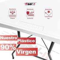 Mesa de Catering Plegable y Portátil 180 x 70 cm Ideal para 6 Personas y 150Kg - details 3