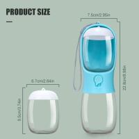 y comida portátil 2 en 1 para perros, alimentador para caminar, botella para beber, Material de calidad alimentaria - details 0