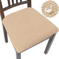 Funda de cojín cuadrada de cuero PU para silla, fundas impermeables para asiento de cocina y comedor, fundas de cojín para asiento de silla de comedor extraíbles - details 13