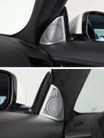 Para Jaguar F-TYPE 2013-2024 aleación de aluminio Sier A-pilar cuerno marco decoración pegatina accesorios de Interior de coche - details 2