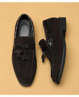 Zapatos de cuero de los hombres de la nueva moda de negocios puntiagudos zapatos de los hombres británico Su Liu versátil casual un pedal - details 8