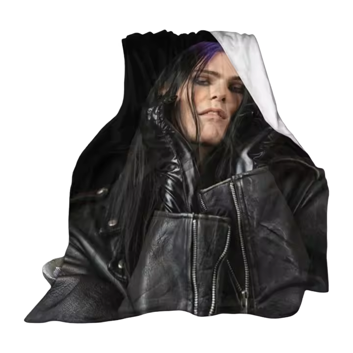 Kim Music Drácula-Manta de franela suave y acogedora, regalo de decoración para sofá, cama, Camping y viaje - 1