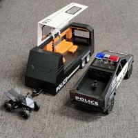 Camión Cybertruck de Policía a Escala 1:32 Modelo de Coche de Juguete de Aleación con Sonido y Luz - details 4