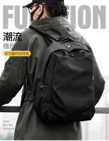 Mochila resistente al desgaste para viajeros, mochila informal de tela Oxford, mochila curva impermeable neutra para estudiantes de secundaria - details 0