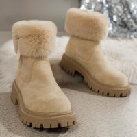 Otoño Invierno mujer botas de nieve zapatos cálidos casuales - details 3