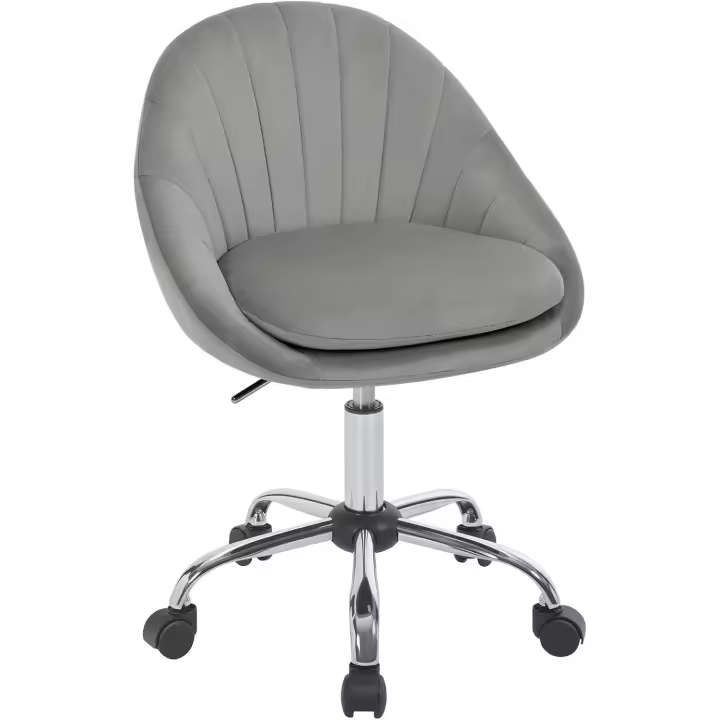 Silla Ordenador Terciopelo, Ergonómica de - 1