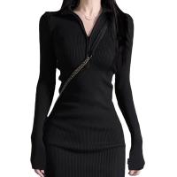 Nuevo vestido de primavera de algodón chica caliente en un vestido de cadera - details 1