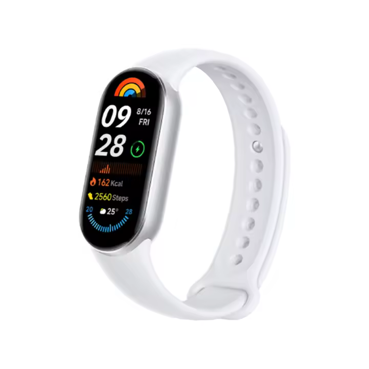 Xiaomi Smart Band 9 Versión Global, Pantalla AMOLED de 1,62'', Hasta 21 días de duración de la batería, Monitorización mejorada de la frecuencia cardíaca y el SpO₂, Monitorización total actualizada del sueño, Más de 150 modos de deporte, 5 ATM - 1