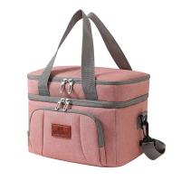 Bolsa de almuerzo multifuncional de doble capa para mujeres y hombres, fiambrera de Picnic de viaje de gran capacidad con correa para el hombro - details 9