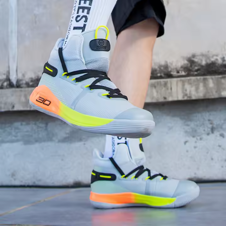Zapatillas de baloncesto para hombre de piel de caña alta |   Outdoor, Amortiguación y Agarre Superior - Tallas 36-45 - 1