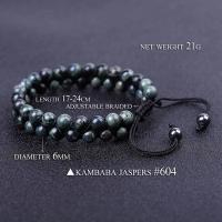Pulsera de Yoga Vintage India Doble Capa de 7 Akas Mujeres Hombres Joyería de Sanación de Piedras Lava - details 15