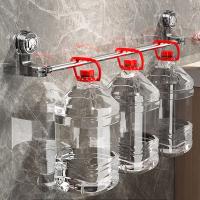 Barra de toalla retráctil con ventosa, soporte para toallas de baño montado en la pared sin perforación, drenaje giratorio, barra de toallero individual para ducha - details 4