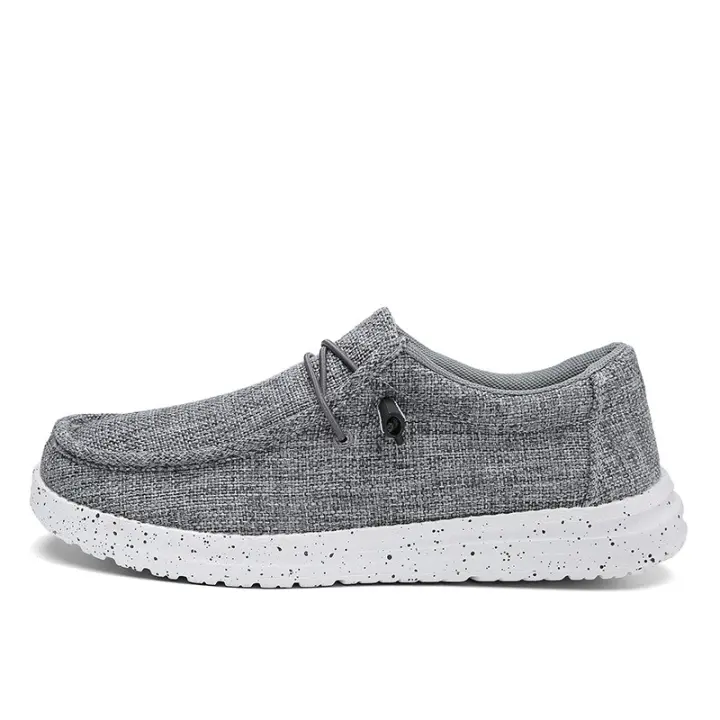 Los zapatos de lona para hombre son ligeros e informales, y los zapatos de tela tienen un pie ancho. - 1