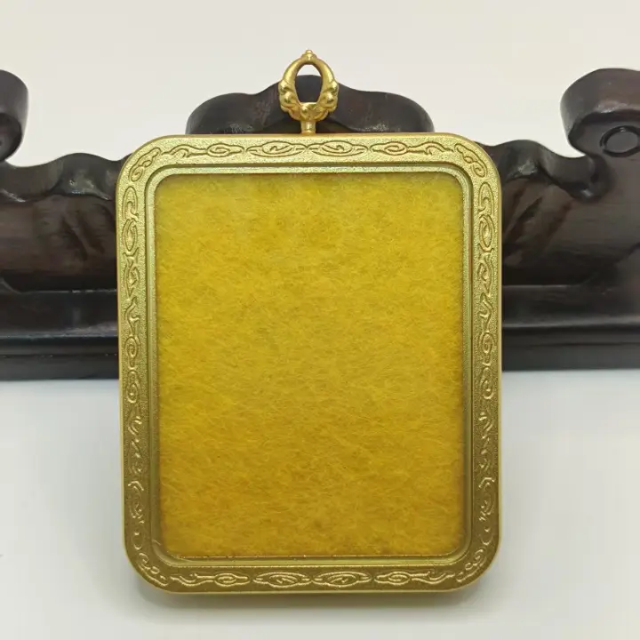 Colgante Gawu Oro Transparente de Doble Cara Marco Xiangyun Caja Tangka de Marca Wushi - 1