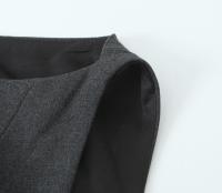 OUWU- Blusas Ajustadas Con Volantes Para Mujer, Cuello Redondo, Sin Mangas, Cremallera Lateral, Camisas Femeninas, Tops Elegantes, Moda - details 9
