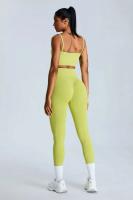 Conjunto de ejercicio de yoga sin costuras para mujer, ropa deportiva de entrenamiento portátil, gimnasio y fiesta, conjunto de 2 piezas - details 11