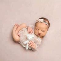 Conjunto de accesorios para recién nacido, Baby Bailey, gorro, falda corta, mono de fotografía infantil, 3 piezas - details 1