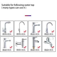 Grifo de cocina ajustable, burbujeador, boquilla de filtro de agua, conector adaptador de grifo flexible, aireador, accesorios de lavado - details 6