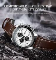 Reloj Analógico de Lujo para Hombres NIBOSI Automático, Correa de Cuero, Estilo Vintage, Impermeable, Elegante - details 5