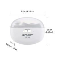 Cortauñas eléctrico 2 en 1, cortauñas antisalpicaduras para manicura, tijeras para dedos de los pies de bebé, herramientas para cortar uñas gruesas y pedicura - details 15