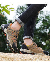 Zapatos de senderismo de marca para hombre, calzado de escalada de montaña transpirable, calzado de entrenamiento cómodo para exteriores, zapatillas deportivas antideslizantes para senderismo - details 14