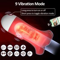 Taza masturbadora vibratoria automática para morder, mamada, tres motores, estructura de garganta, Juguetes sexuales para adultos para hombres - details 8