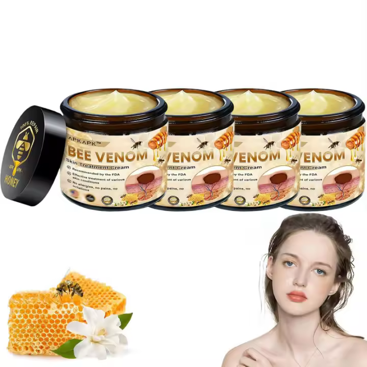 Crema integral de tratamiento APKAPK - 50 g, nueva crema profesional para el cuidado de la piel 2025, gel hidratante con veneno de abeja para todo tipo de piel - 1