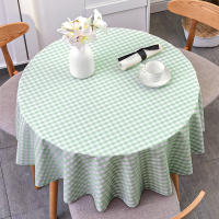 Mantel redondo impermeable de PVC, cubierta de mesa con estampado a prueba de aceite para cocina, jardín, comedor y boda - details 25