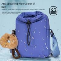 Bolsa cruzada para botella de agua de estilo coreano, bolsa portátil impermeable para botella de agua, bolsa para teléfono móvil con cordón de nailon y parte superior abierta - details 2