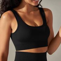 Sujetadores deportivos sin costuras para mujer, ropa interior a prueba de golpes para correr en el gimnasio, top corto, sujetador de yoga transpirable - details 3