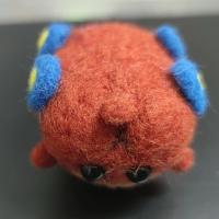 Juguete de fieltro Pui Molcar terminado, Animal bonito creativo, muñeco de juguete hecho a mano, juguete de fieltro de lana, juguete de fieltro de lana DIY, regalo para niños - details 18