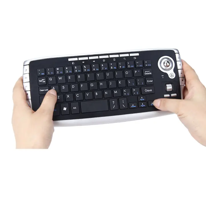 Trackball inalámbrico multifuncional mini 2,4G teclado inalámbrico y ratón 2 en 1 conjunto de ratón y teclado - 1