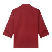 Camisa de Chef para hombre, uniforme de trabajo, abrigo de Chef con cuello cruzado, cocina, restaurante, Hotel, chaqueta de cocina Unisex con bolsillos, Tops de Chef - details 23