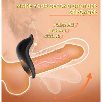 Leten Anillo Vibrador de Retraso de Ejaculación para Hombres Control APP Masajeador de Testículos - details 2