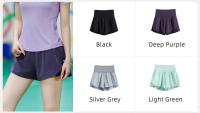 DRUR-ropa corta de gimnasio para mujer, pantalones de cintura alta 2 en 1 con bolsillos, pantalones cortos de Yoga para ciclismo, ropa deportiva 2025 - details 1